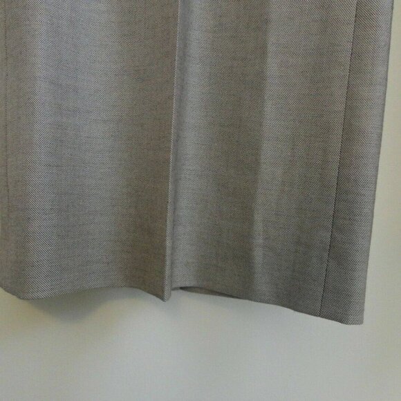 NWT AKRIS Camel Wool Cotton Straight Full Leg Marilyn Trouser Pants 8 - Picture 3 of 5
